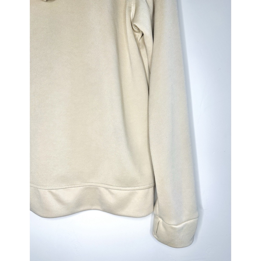 Tony Hawk Boys Hoodie L 14/16 Tan Beige Tech Fleece Pullover Skater Streetwear - Picture 12 of 14